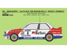 Decal – BMW M3 - 1990 Barum rallye - J.Bosch / K.Gormley LIMITED